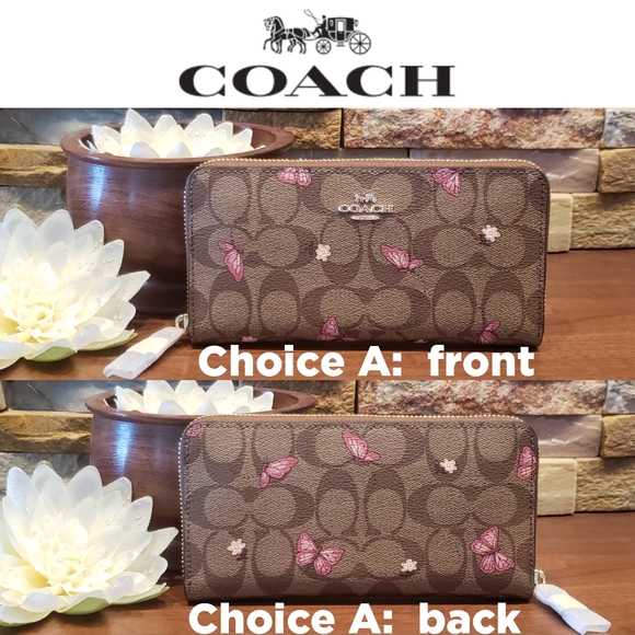 **LAST ONE!** NEW Retail Coach Butterfly Wallet - Picture 3 of 5